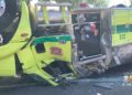 CA Firefighter Injured in Water Tender Rollover