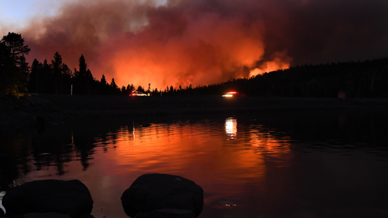 CA Wildland Crews Get Assist from Mother Nature