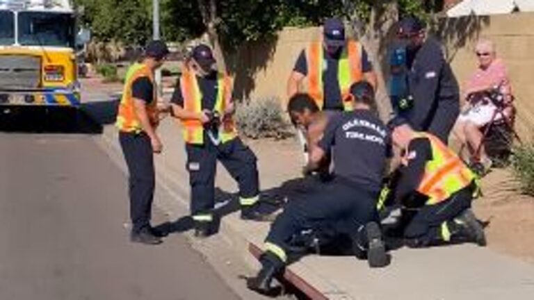 AZ Crew Rescues Man Struck in Storm Drain for Days