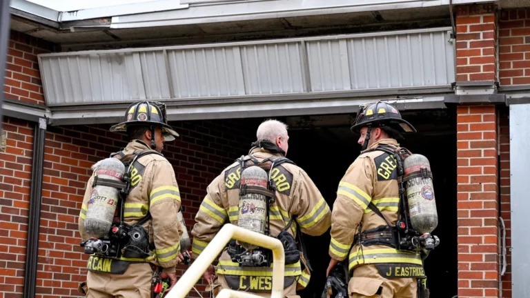 NC Crews Battle Fire at Vacant Elementary School