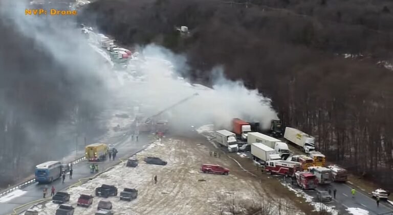 Pileup on I-81 in PA Leaves Five Dead