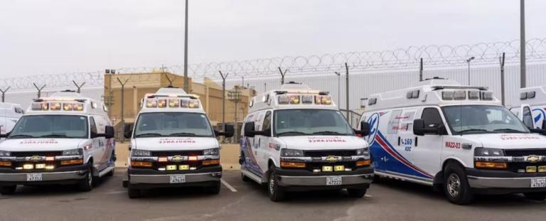 Kuwait Oil Company Receives 28 Wheeled Coach Ambulances