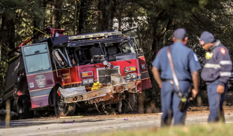 Firefighter Critical after Being Ejected in GA Apparatus Crash