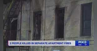 Separate Blazes Leave Man, Woman Dead in New York