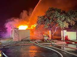 Carts Destroyed by Fire at TX Golf Course