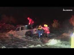 CA Firefighters Rescue People Stranded in High Water