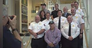 Colleagues Surprise FL FF as He Finishes Cancer Treatment