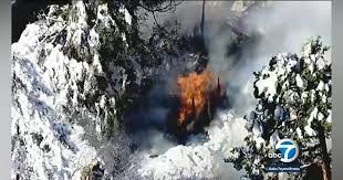 CA Firefighters Can’t Reach Gas-Fed Fires in Snowbound San Bernardino Mountains