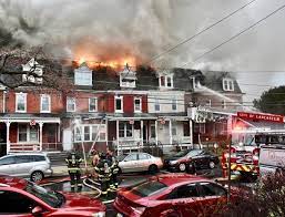 Fire Damages Several PA Row Houses