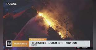 Motorist Runs Over Hose, Injuring CA Firefighter