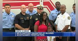 AL Firefighters Support Daughter of Seriously Injured Colleague