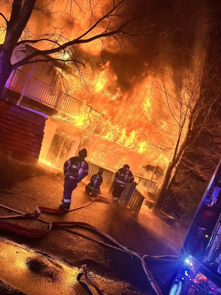 New Jersey Firefighters Battle ‘Fire Throughout’ Leasing Office Blaze