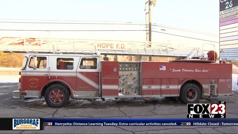 Oklahoma Man Uses Private Fire Truck to Rescue People During Winter Storm