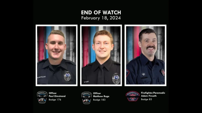 Minnesota Departments Remember First Responders Slain During Domestic Violence Call