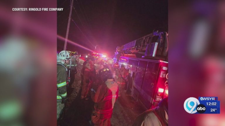 Fire Chiefs Rescue Couple Who Re-Entered Burning Home in Richland, NY