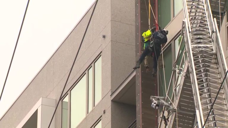 Sacramento Fire Crews Rescue Workers After Scaffolding Collapse at High-Rise Construction Site