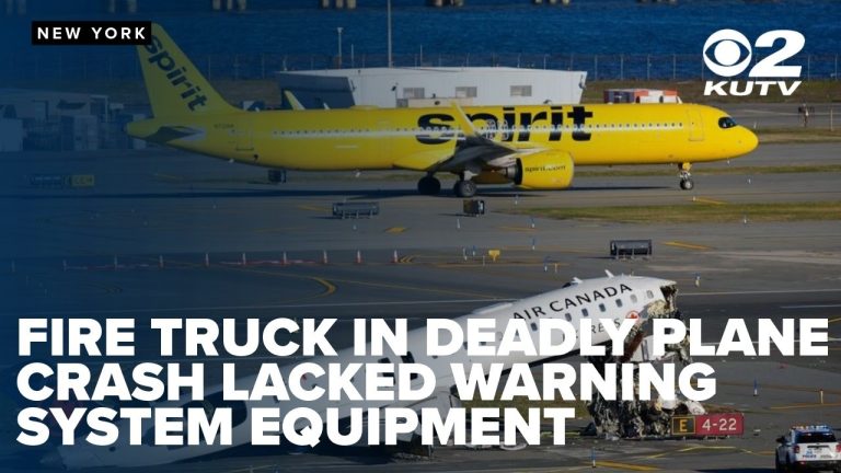 NTSB says runway warning system failed at LaGuardia because fire truck lacked transponder