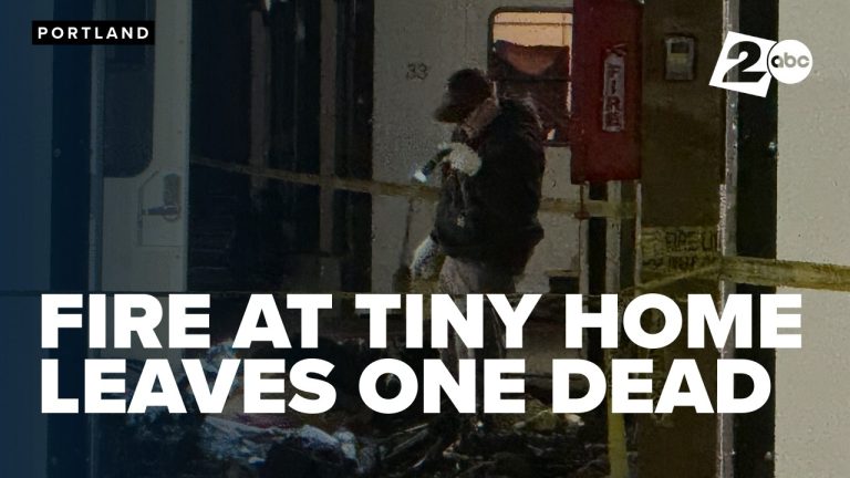 1 Dead After Pod Fire at Portland Homeless Shelter