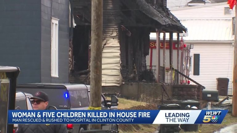 Ohio House Fire Claims Mother, Five Children; Eight Firefighters Injured