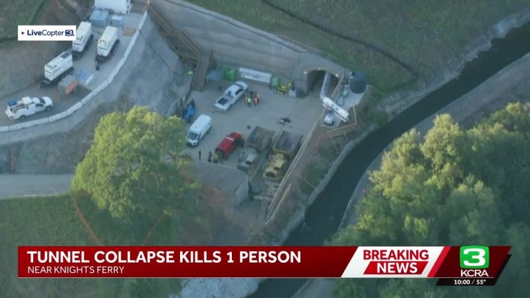 Worker killed, another injured in Northern California tunnel collapse