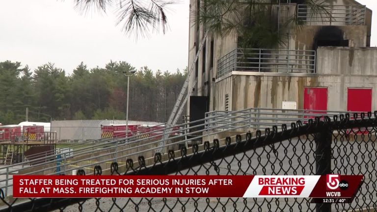 Mass. Firefighting Academy staff member seriously injured in fall at Stow campus