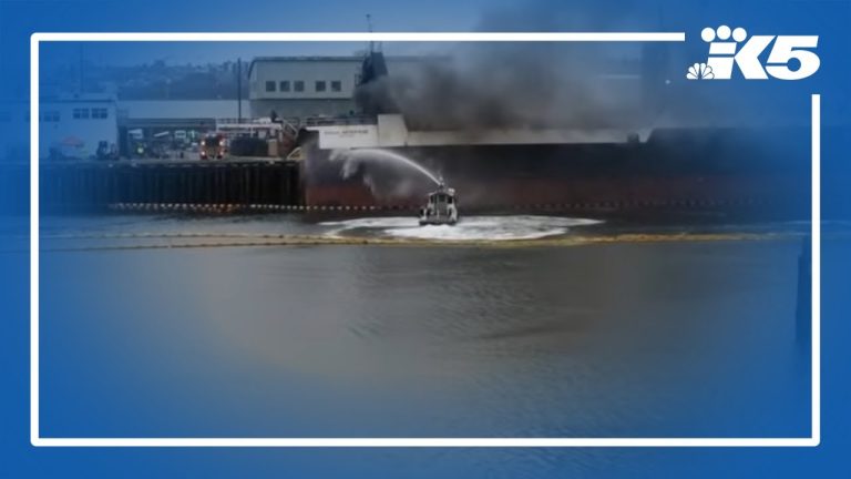Fishing company sues Washington fire department over $100 million ship fire loss