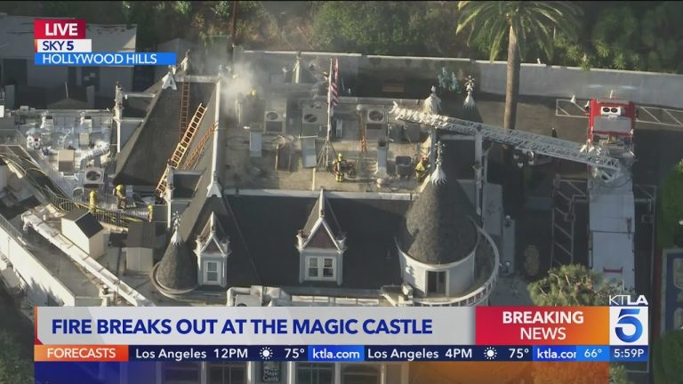 Historic Magic Castle in Hollywood damaged by attic fire