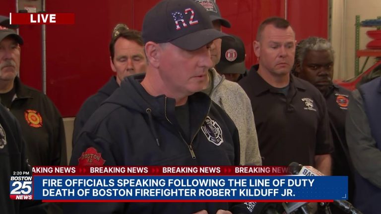 Boston Firefighter Remembered After Line-of-Duty Death Battling Dorchester Blaze