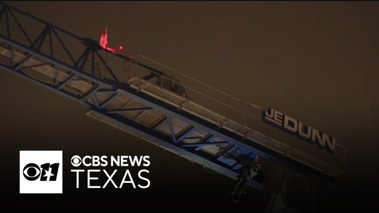 Fort Worth technical rescue team brings crane operator down safely after high-angle medical emergency