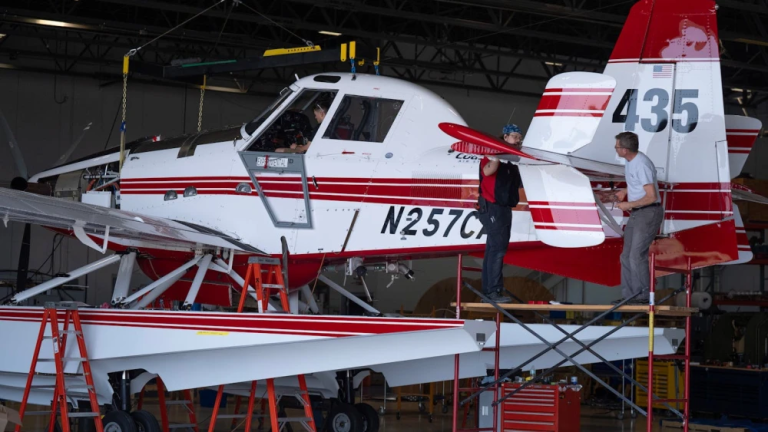 St. Paul Aviation Firm Receives FAA Clearance for New Water-Scooping Float System Designed to Improve Safety for Aerial Wildfire Crews