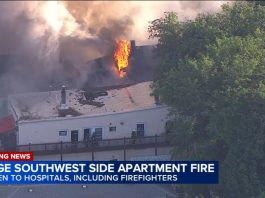 Four Injured, Including Two Firefighters, in Extra-Alarm Apartment Fire in Chicago’s Back of the Yards Neighborhood