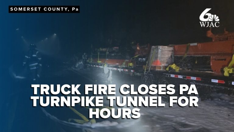 Fully Involved Truck Fire Inside Allegheny Mountain Tunnel Forces Evacuation of 150, Closes Pennsylvania Turnpike for Hours