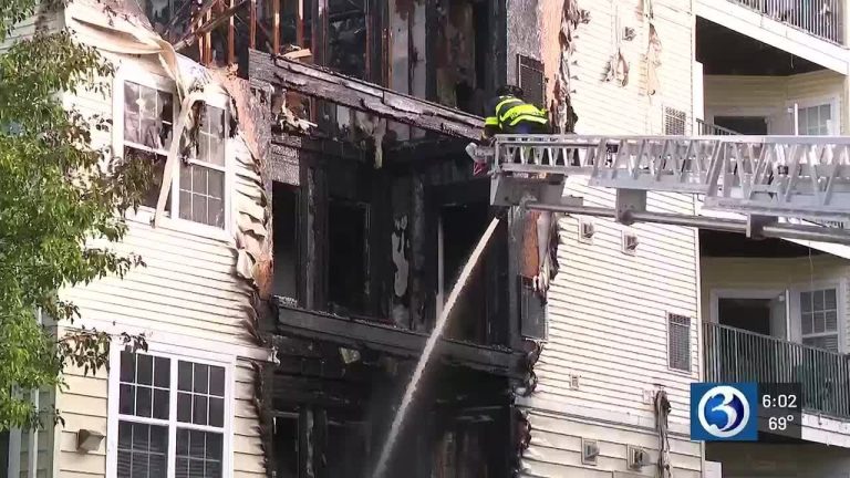 Three-Alarm Fire Tears Through Groton, Conn. Apartment Complex; 12 Departments Respond, 50-Plus Residents Displaced