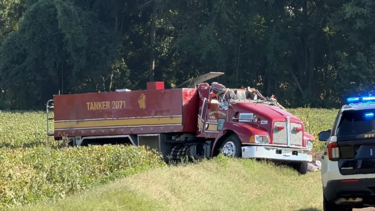 Two Samburg, Tenn., Firefighters Injured When Tanker Rolls Over Responding to Mutual Aid Fire