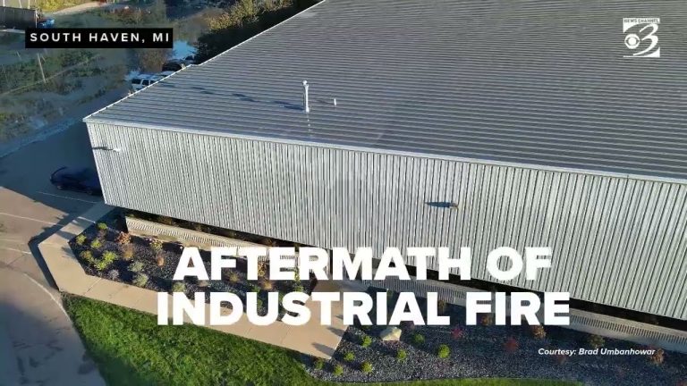 South Haven, Mich., Fire Chief Calls 14-Hour Plastics Plant Fire Longest of His Career