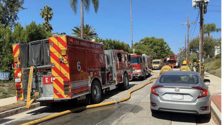 Four LAFD Firefighters Injured in Flash Fire During Refrigerant Leak Call in Silver Lake