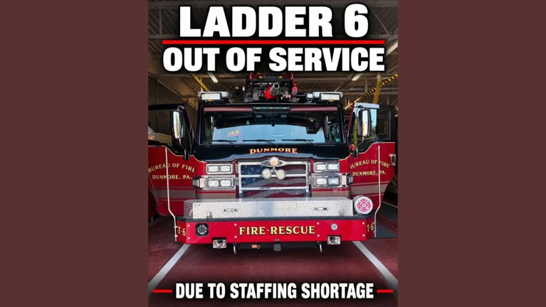 Dunmore, Pa., Firefighters Union Warns of Staffing Shortage as Fire Chief Works Shifts; Council Plans Hiring Discussion