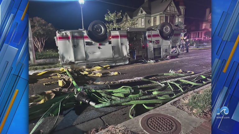 Smithfield, Va., Firefighter Charged With DUI After Fire Engine Overturns While Responding to Call