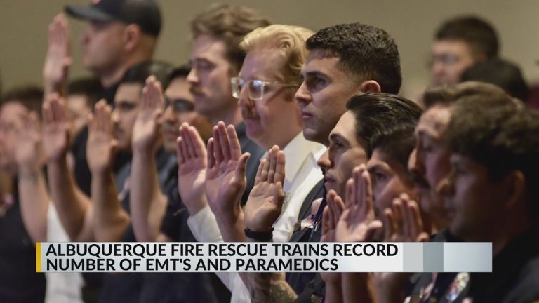 Albuquerque Fire Rescue Reports Record EMT, Paramedic Training Numbers